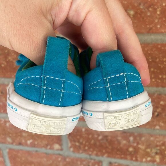 Converse Toddler baby Toddler One Star 2V Ox Hawaiian Ocean Size 4 - Picture 11 of 13